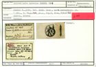 Karteikarte zum Syntyp von Cristellaria moravica Karrer, 1865